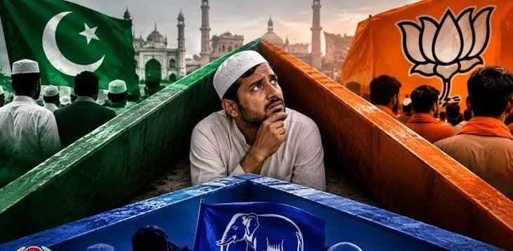 त्रिकोणीय चक्रव्यूह में फंसता यूपी का मुस्लिम वोटर