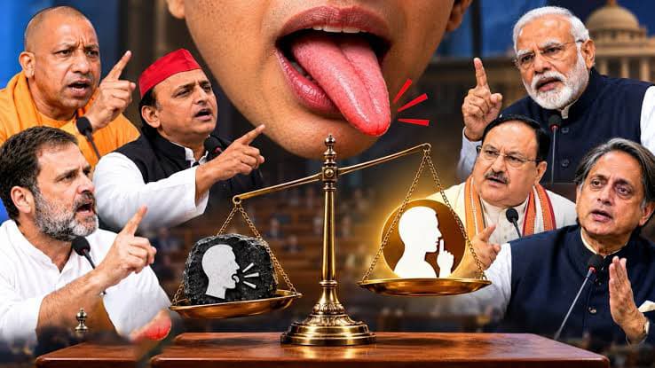 संयम की कसौटी पर नेताओं की फिसलती जुबान