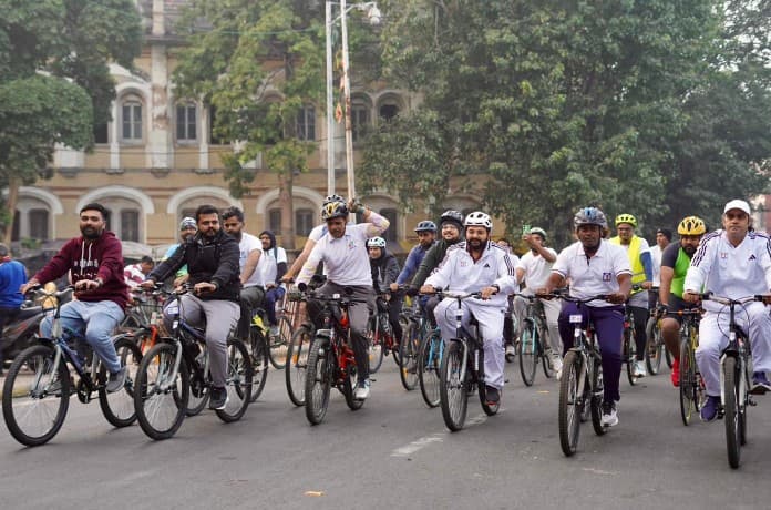 फिट इंडिया संडे ऑन साइकिल के 55वें संस्करण में वडोदरा बना देश का केंद्र