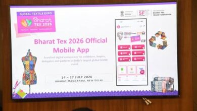 Photo of India’s Global Textile Event “Bharat Tex” to be held from 14th to 17th July; App launched