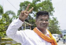 Photo of BJP candidate Debangshu Panda sweeps West Bengal’s Falta Assembly repoll by over 1 lakh votes