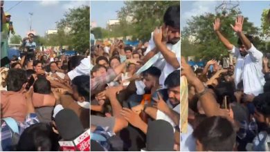 Photo of Cockroach Janta Party Founder Abhijeet Dipke Slapped During Protest In Rajasthan’s Jaipur