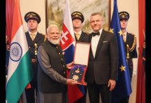 Photo of PM Modi Receives Slovakia’s Highest National Award