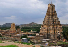 Photo of ASI removes additional walls inside Hampi’s Virupaksha Temple gopuram