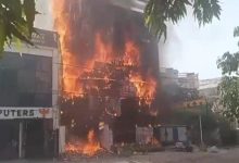 Photo of Lucknow fire kills 15 at commercial building housing pet shop, animation studio