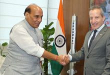 Photo of Defence Minister Rajnath Singh meets Israel MoD DG Amir Baram in New Delhi