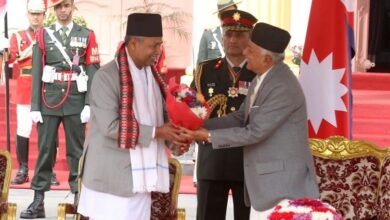 Photo of नेपाल के उपराष्ट्रपति रामसहाय यादव ने पद व गोपनीयता की शपथ ली