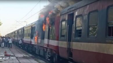 Photo of रतलाम में आज सुबह ट्रेन की दो बोगियों में लगी आग