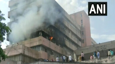 Photo of  सतपुड़ा भवन में आग लगी