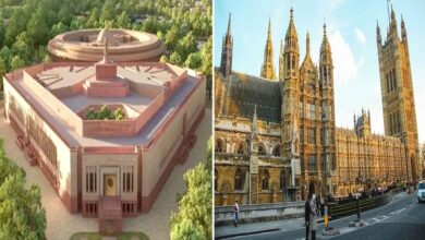 Photo of लंदन में संसद चू रही है  दिल्ली में भवन दमक रहा है 