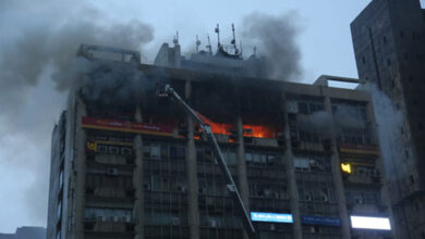 Photo of दिल्ली में डीसीएम बिल्डिंग में आग लगी
