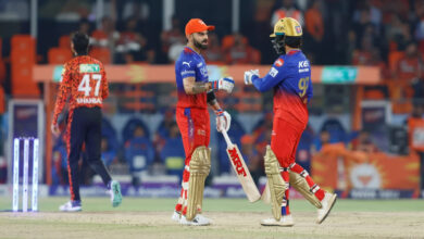 Photo of आईपीएल : कोहली और रजत का अर्धशतक, आरसीबी ने हैदराबाद को 35 रन से हराया