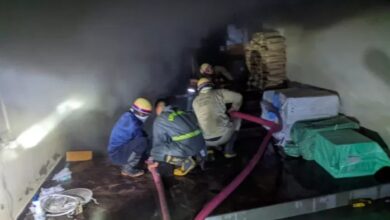 Photo of गाजियाबाद में जूता फैक्ट्री में लगी भीषण आग, लाखों का माल जलकर हुआ राख