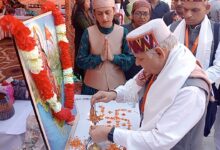 Photo of दीप प्रज्जवलन के साथ हुआ अखिल भारतीय बैठक का शुभारम्भ