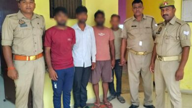 Photo of नशीली चाय पिलाकर उड़ाया था वाहन, चार गिरफ्तार
