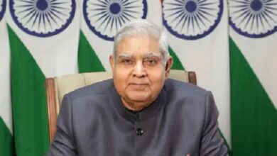 Photo of उप राष्ट्रपति सोमवार को मप्र के प्रवास पर, नरसिंहपुर में तीन दिवसीय कृषि उद्योग समागम का करेंगे शुभारंभ