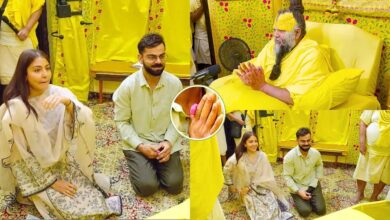 Photo of Virat Kohli: ‘ये किस लाइन में आ गए’, प्रेमानंद महाराज के यहां डिजिटल माला फेरते दिखे कोहली, फैंस का रिएक्शन मजेदार