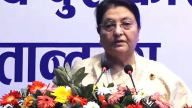 Photo of नेपाल : पूर्व राष्ट्रपति विद्या भंडारी की पार्टी सदस्यता रद्द