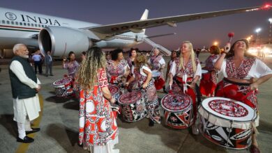 Photo of प्रधानमंत्री मोदी पहुंचे ब्रासीलिया, हवाई अड्डे और होटल पर जोरदार स्वागत