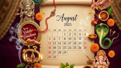 Photo of राखी, जन्माष्टमी से लेकर गणेश चतुर्थी तक ये हैं अगस्त महीने के बड़े व्रत-त्योहार