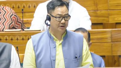 Photo of एक आदमी की नासमझी और एक परिवार की वजह से देश नुकसान नहीं झेल सकता : किरेन रिजिजू