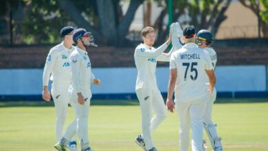 Photo of तीन दिन में निपटा मुकाबला : सैंटनर की घातक गेंदबाज़ी से न्यूजीलैंड ने ज़िम्बाब्वे को 9 विकेट से हराया, सीरीज़ में 1-0 की बढ़त