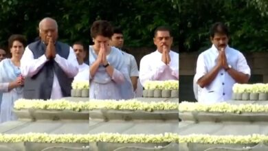 Photo of Rajiv Gandhi Jayanti: कांग्रेस अध्यक्ष खरगे समेत इन नेताओं ने दी राजीव गांधी को श्रद्धांजलि, प्रियंका गांधी भी पहुंचीं वीर भूमि