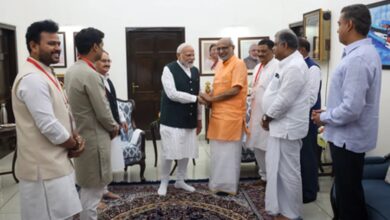 Photo of नवनिर्वाचित उपराष्ट्रपति राधाकृष्णन से मिले पीएम मोदी, जीत की दी बधाई