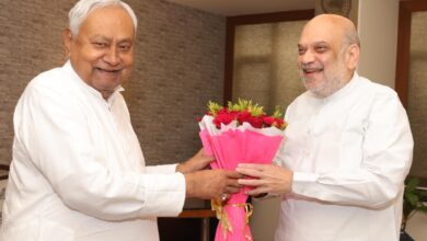 Photo of नीतीश कुमार और अमित शाह की बंद कमरे में मुलाकात, बिहार चुनाव में राजग सीट बंटवारे पर मंथन