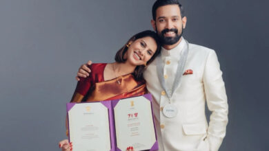 Photo of विक्रांत मैसी को नेशनल अवॉर्ड जीतने पर पत्नी शीतल का इमोशनल मैसेज