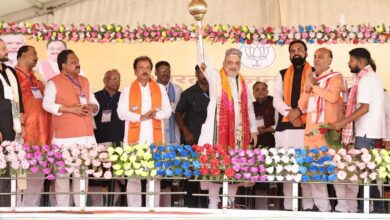 Photo of केंद्रीय गृह मंत्री अमित शाह ने कार्यकर्ताओं को दिया जीत का मंत्र