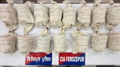 Photo of फिरोजपुर में सरहद पार से आई 15.7 किलो हेरोइन बरामद, एक गिरफ्तार