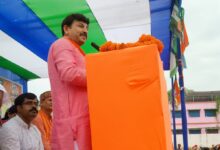 Photo of भाजपा सांसद मनोज तिवारी की चुनावी सभा, गीतों के संग मांगा एनडीए के पक्ष में वोट
