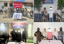Photo of मणिपुरः अलग-अलग अभियानों में 4 उग्रवादी गिरफ्तार