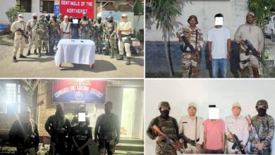 Photo of मणिपुरः अलग-अलग अभियानों में 4 उग्रवादी गिरफ्तार
