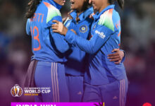 Photo of बारिश के बीच भी चमकी भारतीय महिलाएं, 53 रन से न्यूज़ीलैंड पर जीत