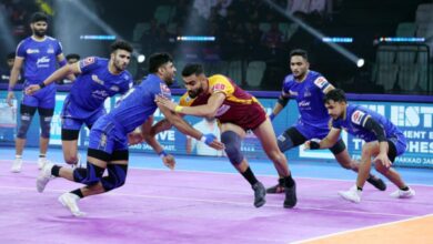 Photo of पीकेएल-12 : तेलुगू टाइटंस को 11 अंक से हराकर हरियाणा स्टीलर्स ने शीर्ष-4 के लिए दावा मजबूत किया
