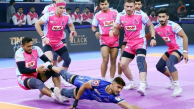 Photo of पीकेएल 12 : मौजूदा चैंपियन हरियाणा स्टीलर्स पर जीत के साथ जयपुर एलिमिनेटर-1 में