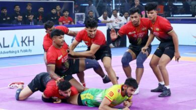 Photo of पीकेएल 12 : लगातार आठवीं जीत के साथ पटना पाइरेट्स एलिमिनेटर-3 में