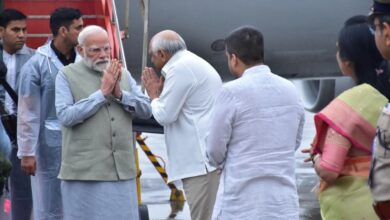 Photo of प्रधानमंत्री मोदी गुजरात के वडोदरा पहुंचे