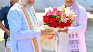 Photo of केंद्रीय गृहमंत्री अमित शाह पहुंचे जयपुर, एयरपोर्ट पर मुख्यमंत्री भजनलाल शर्मा ने किया स्वागत