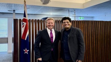 Photo of एफटीए वार्ता की प्रगति की समीक्षा के लिए न्यूजीलैंड पहुंचे पीयूष गोयल