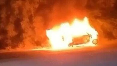 Photo of गुजरात : एंबुलेंस में लगी भीषण आग, नवजात और डॉक्टर समेत 4 लोगों की मौत