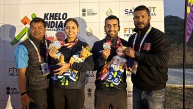 Photo of खेलो इंडिया यूनिवर्सिटी गेम्स में मध्य प्रदेश शूटिंग टीम का शानदार प्रदर्शन