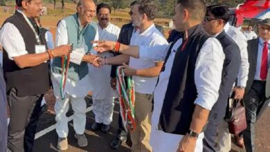 Photo of राहुल गांधी मप्र के प्रवास पर पचमढ़ी पहुंचे, कांग्रेस जिलाध्यक्षों के प्रशिक्षण सत्र को करेंगे संबोधित