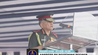 Photo of नौसेना भविष्य में सैन्य ताकत के किसी भी इस्तेमाल में अहम भूमिका निभाएगी : सीडीएस