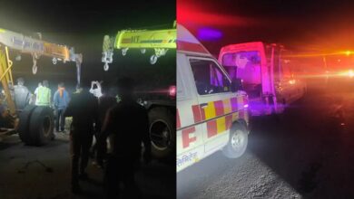 Photo of मप्र में भैरुघाट पर भिड़ंत के बाद गहरी खाई में गिरी बस और कार, 3 लोगों की मौत