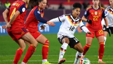 Photo of यूईएफए महिला नेशंस लीग — फाइनल के पहले चरण में जर्मनी और स्पेन का मुकाबला ड्रॉ
