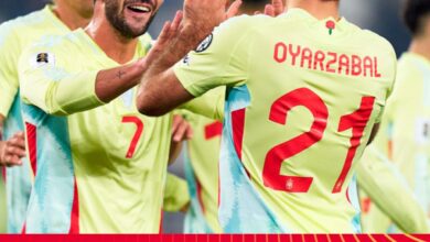 Photo of मिकेल ओयारज़ाबाल का दो शानदार गोल, स्पेन ने जॉर्जिया को 4-0 से हराया