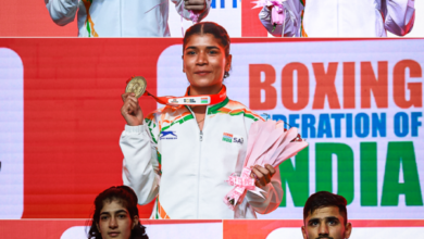 Photo of नौ स्वर्ण पदकों के साथ भारत शीर्ष पर, जैस्मिन और निखत ने जगाई ओलंपिक की उम्मीद